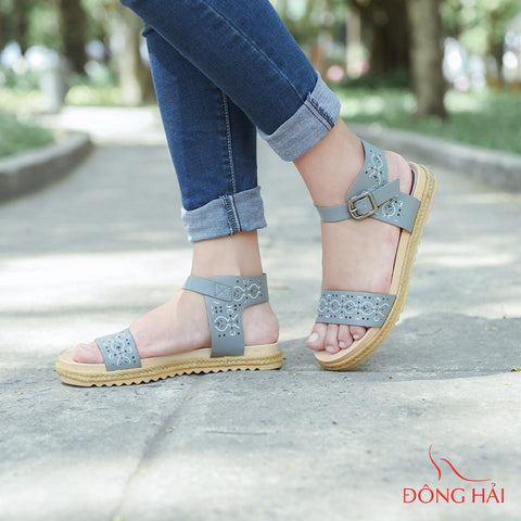 Giày Sandal Đế Bằng Nữ Đông Hải WSD85C4X