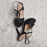 Sandal cao gót nữ Đông Hải WSC9719D 