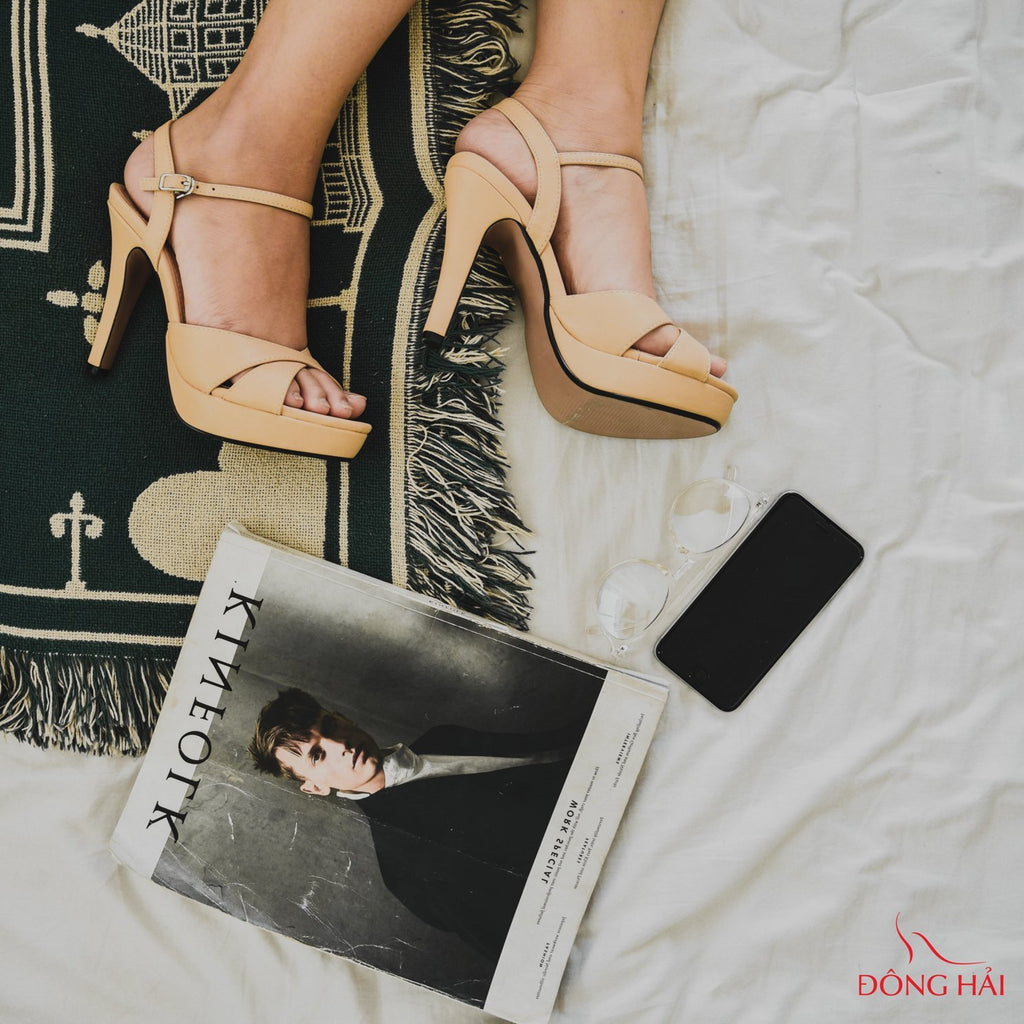 Giày Sandal Cao Gót Nữ Đông Hải WSC9703K 