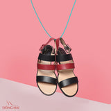 Giày sandal cao gót nữ Đông Hải WSD96B7D 