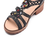Sandal cao gót nữ Đông Hải WSC8818D