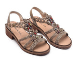 Sandal cao gót nữ Đông Hải WSC8818F
