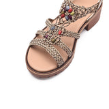 Sandal cao gót nữ Đông Hải WSC8818F