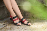 Giày sandal cao gót nữ Đông Hải WSD96B7D