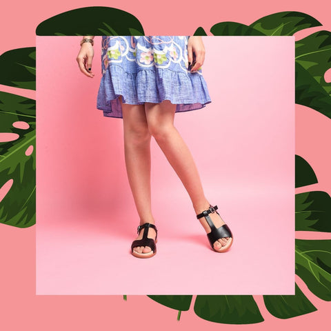 Giày Sandal Đế Bằng Nữ Đông Hải WSD85E5D