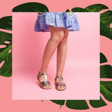 Giày Sandal Đế Bằng Nữ Đông Hải WSD85E5G