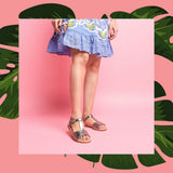 Giày Sandal Đế Bằng Nữ Đông Hải WSD85E5D
